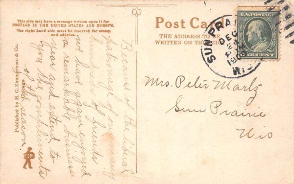 Sun Prairie Wisconsin Trapp's Cash Bargain Store Interior Postcard AA89820 - Image 2