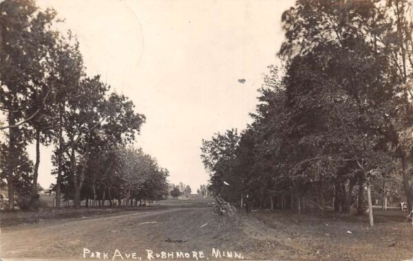 Rushmore Minnesota Park Avenue Real Photo Vintage Postcard AA89829