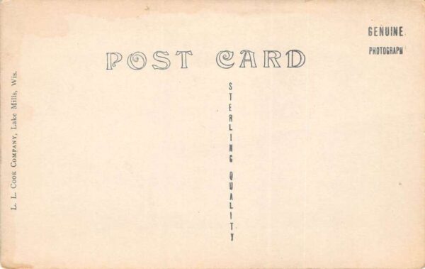 Colo Iowa High School, Real Photo, Vintage Postcard U21064 - Image 2