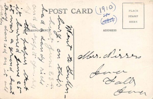 Dubuque Iowa Excursion Steamer W.W. & Barge, Harbor, Vintage Postcard U21068 - Image 2
