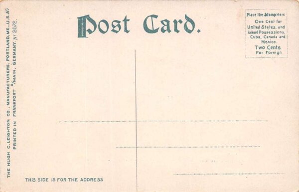 Malone New York Northern New York Deaf Mute Institute, Vintage Postcard U21074 - Image 2