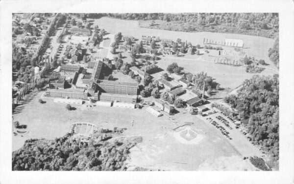 Aspinwall Pennsylvania US Veterans Hospital Aerial View Vintage Postcard AA89967