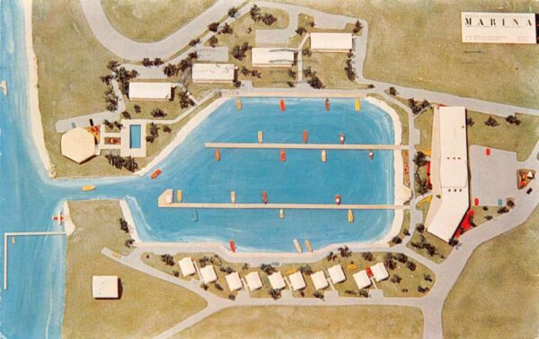 East Hampton New York Maidstone Marine Miniature Model Vintage Postcard AA89971