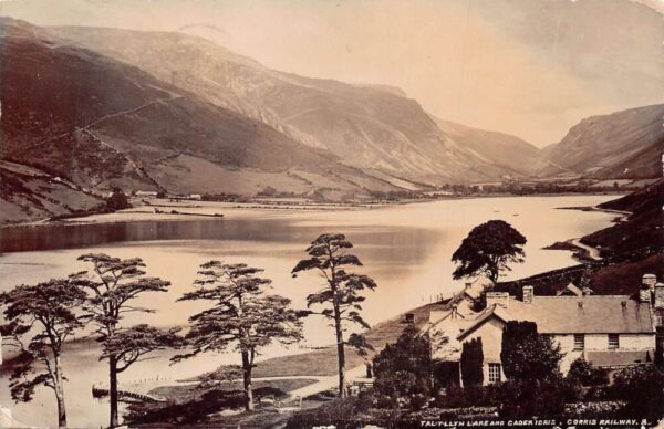 Cadair Idris Wales Talyllyn Lake Scenic View Vintage Postcard AA90002