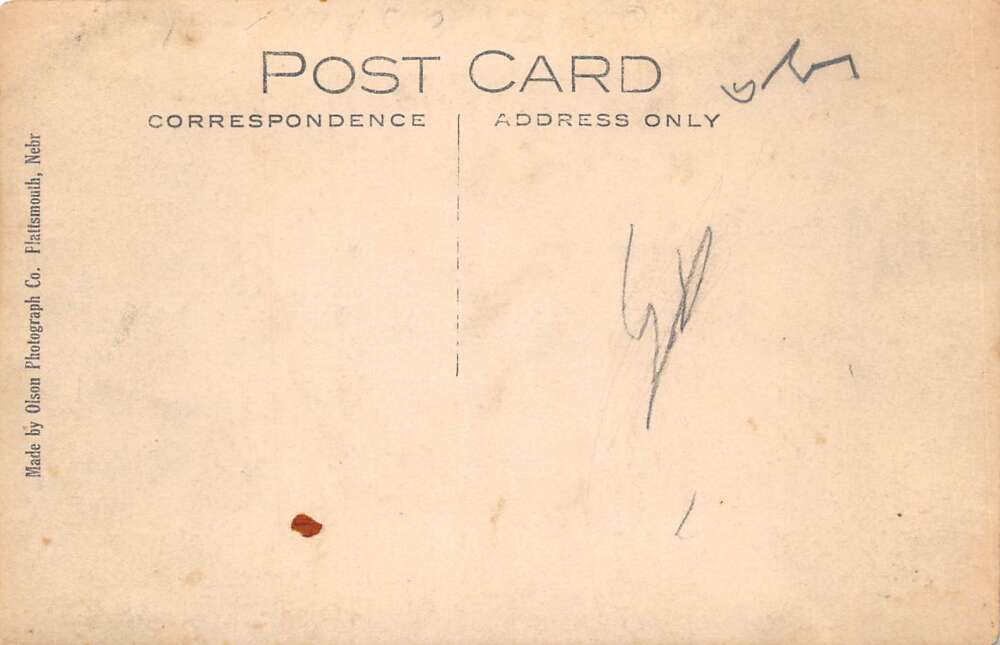 Aurora Nebraska South Side of Square Street Scene Real Photo Postcard AA100188 - Image 2