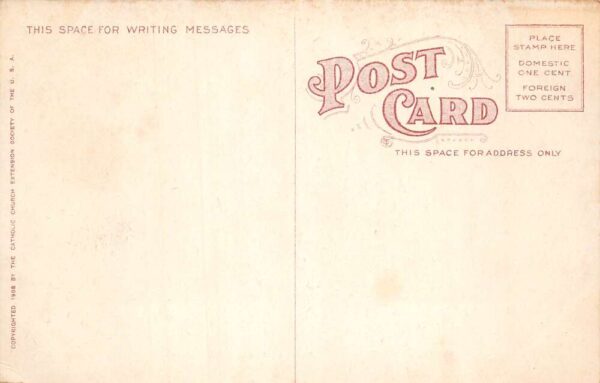 Railroad Chapel Car St Anthony Interior View Vintage Postcard AA100195 - Image 2