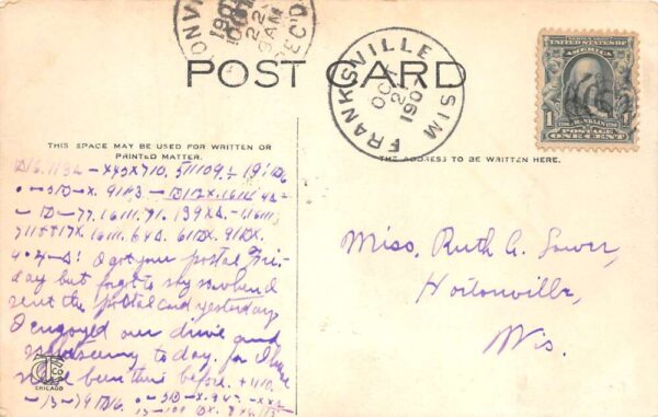 Kenosha Wisconsin MRK Kenosha Electric Transfer Depot Trolley Postcard AA100199 - Image 2