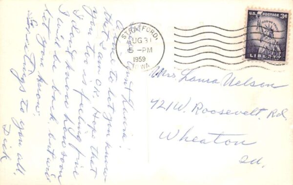 Webster City Iowa Second Street Business District Real Photo Postcard AA100213 - Image 2