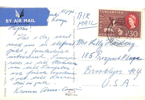 Chuka Kenya Chuka Drummers East African Types Real Photo Postcard AA100310 - Image 2