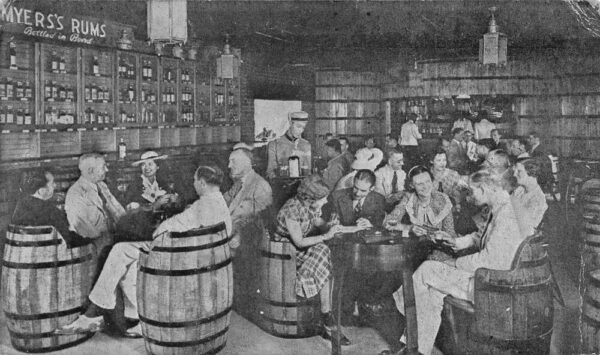 Jamaica House of Myers Planters Punch Inn Liquor Store Bar Postcard AA100312