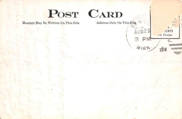 Benson Minnesota South Side School Vintage Postcard AA100271 - Image 2