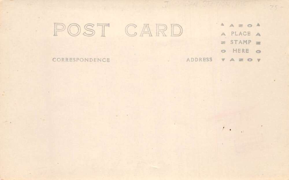 Jackman Station Maine Main Street, Real Photo, Vintage Postcard U22760 - Image 2