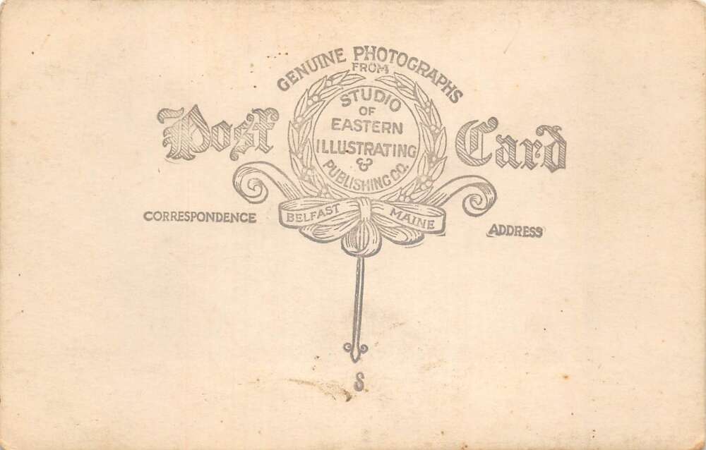 West Bethel Maine Main Street, Real Photo, Vintage Postcard U22786 - Image 2