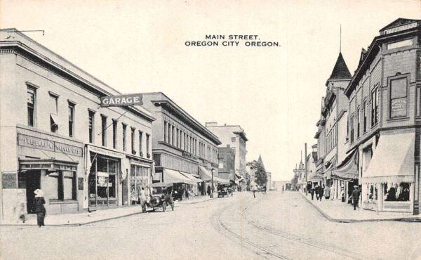 Oregon City Oregon Main Street Vintage Postcard AA100540