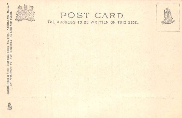 Ashland Maine Main Street Tuck Vintage Postcard AA100558 - Image 2