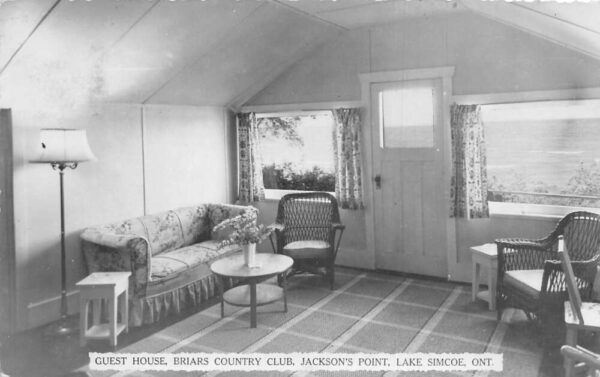Jacksons Point Canada Briars Country Club Guest House Real Photo PC AA100615