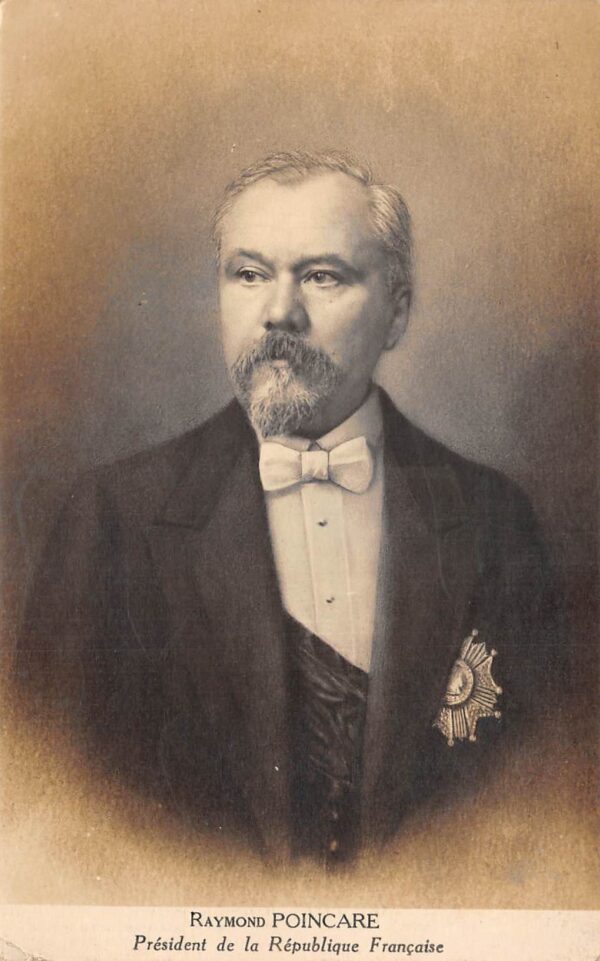 Raymond Poincare, President Of The Republic Of France, Vintage PC U22961