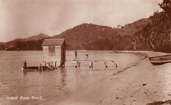 Grenada, Grand Anse Beach, Vintage Postcard U22964