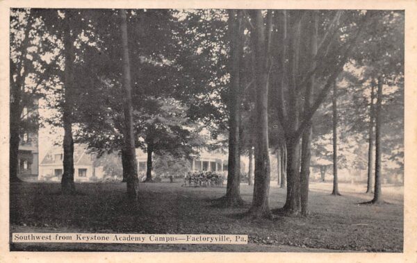 Factoryville Pennsylvania Southwest From Keystone Academy Campus, PC U23012