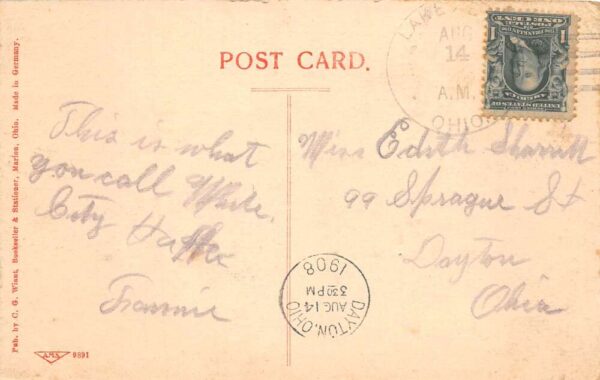Portland Oregon Swetland and Son Candy Shop Vintage Postcard AA100655 - Image 2