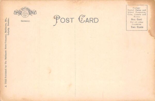 Maryland Chesapeake and Delaware Canal Ship Vintage Postcard AA100988 - Image 2