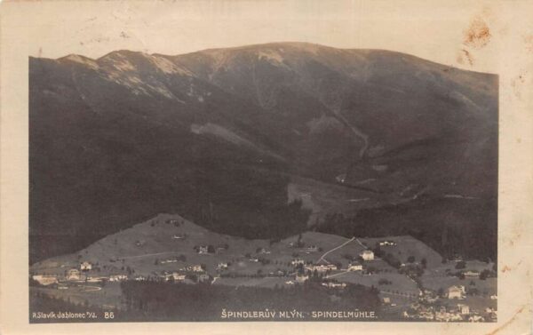 Spindleruv Mlyn Czechoslovakia Spindelmuhle Scenic View Real Photo PC AA101023