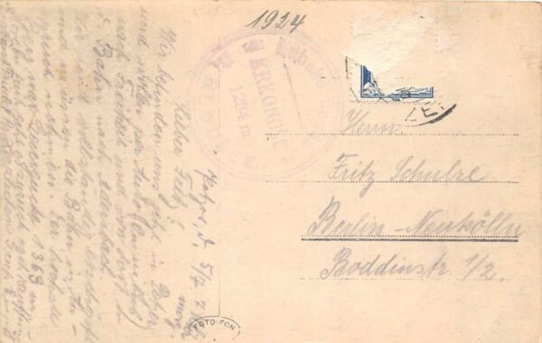 Spindleruv Mlyn Czechoslovakia Spindelmuhle Scenic View Real Photo PC AA101023 - Image 2