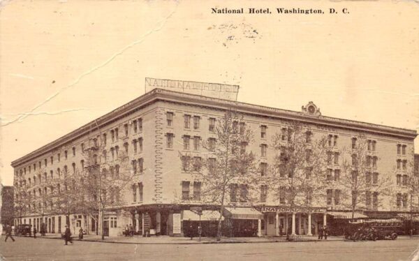 Washington DC National Hotel Vintage Postcard AA101028