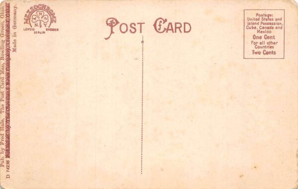 Bowling Green Ohio Main Street Bowling Green Military Band Postcard AA86641 - Image 2
