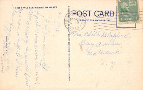 Oak Orchard Delaware Greetings From Oak Orchard, Color Linen, PC U20187 - Image 2