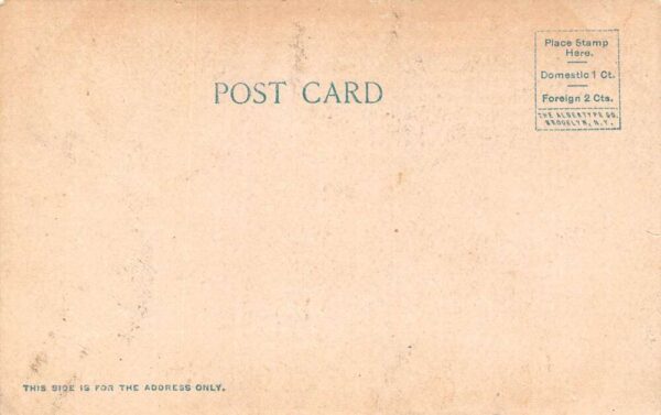 Charleroi Pennsylvania Monongahela River Scenery, Albertype Co., Postcard U20207 - Image 2