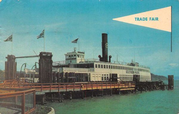 Sausalito California Steamer Berkeley, Floating Home of Trade Fair, PC U20258