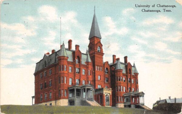 Chattanooga Tennessee University of Chattanooga, Color Lithograph, PC U20274