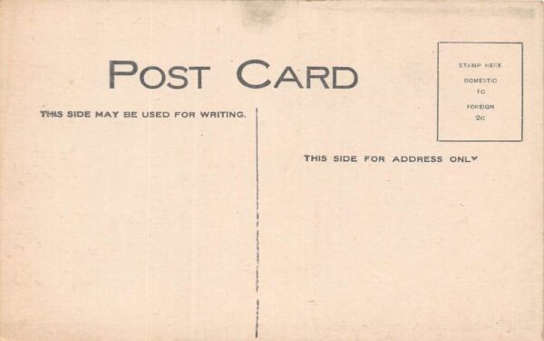 Dalton Pennsylvania Town View, Post Office, B/W Lithograph, Vintage PC U20335 - Image 2
