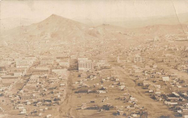 Goldfield Nevada Aerial View Real Photo Vintage Postcard AA86796