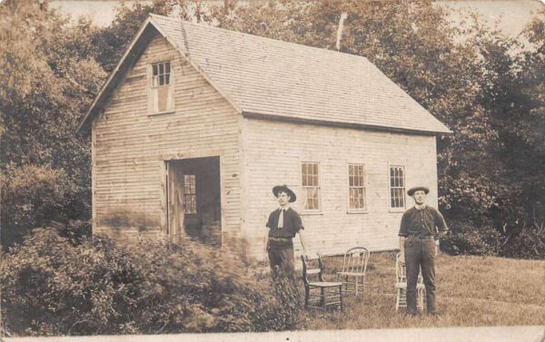 Blodgett Landing New Hampshire Wooden Cabin Real Photo Vintage Postcard AA86807