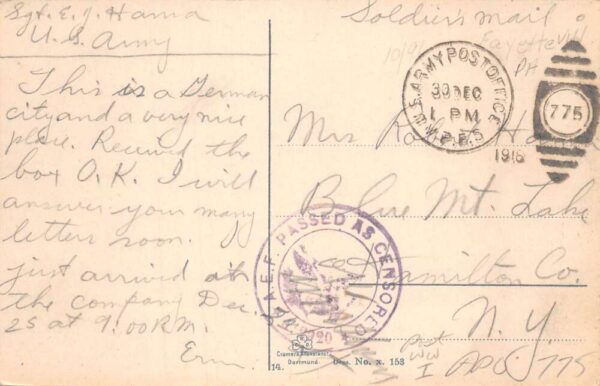 Moseltal Moselle Valley Germany Bullay Alf Birds Eye View Postcard AA86839 - Image 2