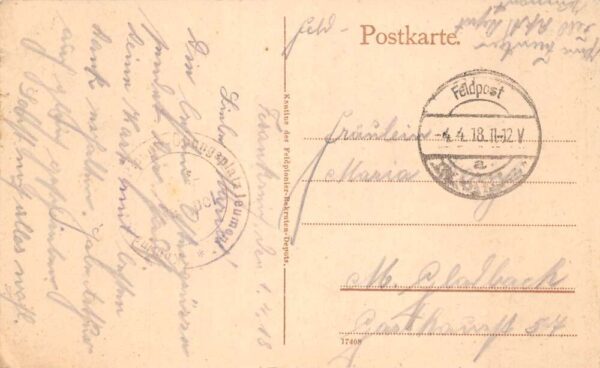 France Sambre Canal Scenic View Vintage Postcard AA86842 - Image 2