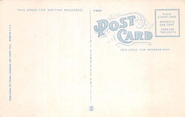 Key West Florida SS Cuba Steamer Ship Vintage Postcard AA86857 - Image 2