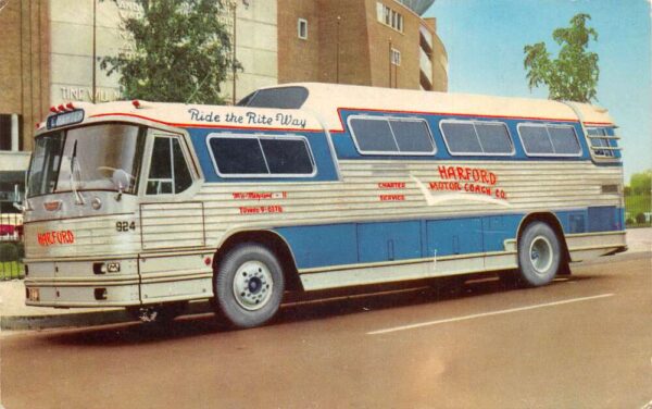Baltimore Maryland Harford Motor Coach Bus Transportation Postcard AA86859