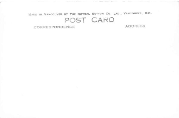 Alert Bay BC Canada Aerial View Real Photo Vintage Postcard AA86868 - Image 2