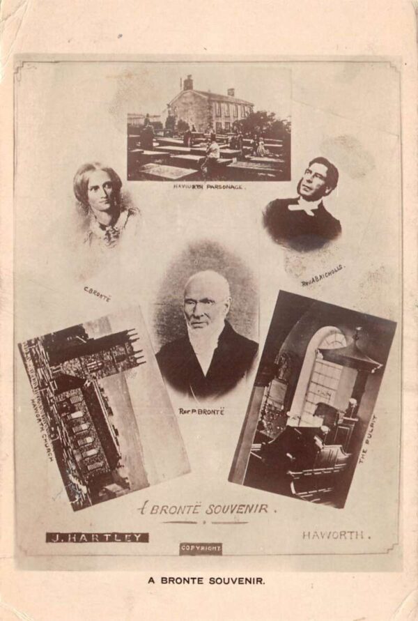 Bronte Family Souvenir Haworth England Scenes Portraits Real Photo PC AA86871