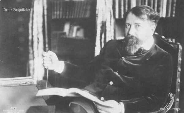 Arthur Schnitzler Austrian Writer Real Photo Vintage Postcard AA86888
