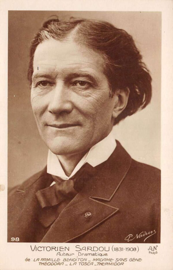 Victorien Sardou French Dramatist Writer Real Photo Postcard AA86893