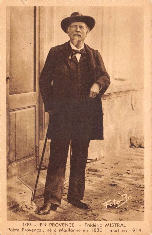 Frederic Mistral Author Writer Vintage Postcard AA86894