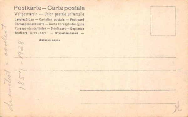 Hermann Sudermann Author Writer Dramatist Real Photo Postcard AA86897 - Image 2
