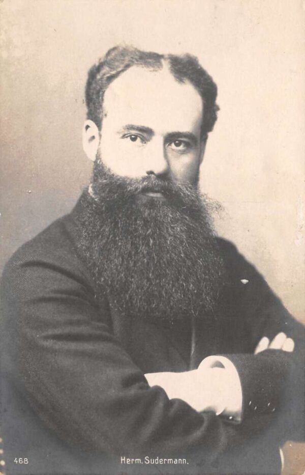 Hermann Sudermann Author Writer Dramatist Portrait Real Photo Postcard AA86898