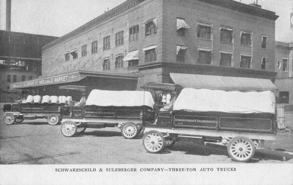 Kansas City Kansas Schwarzchild Sulxberger Co Trucks Meat Packing PC AA87026