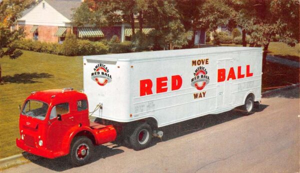 Cleveland Ohio Radigan and McGilly Moving and Storage Truck Postcard AA87031