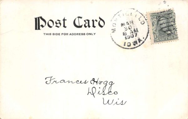 Monticello Iowa Presbyterian Church Vintage Postcard AA87054 - Image 2